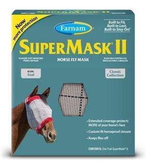 SuperMask II Classic Horse Fly Mask W/O Ears – Foal