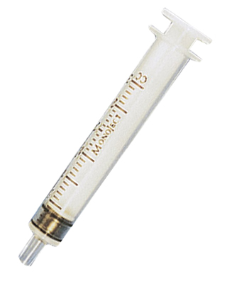 Syringe- 3ml Regular Tip