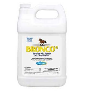 Bronco-E Equine Fly Spray – Gallon
