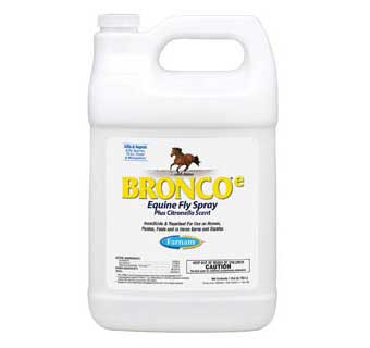 Bronco-E Equine Fly Spray – Gallon