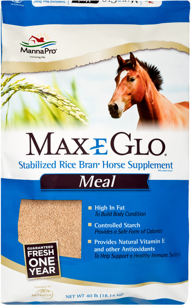 Manna Pro – Max-E Glo Rice Bran Meal 40 lbs