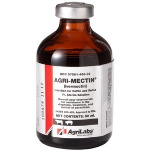 Agri-Mectin (Ivermectin) Injection – Cattle/Swine 50ML